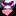 Stripe purple and pink bow tie and pink pocket square on a mannequin with a white shirt.