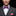 Stripe purple and pink bow tie and pink pocket square on man