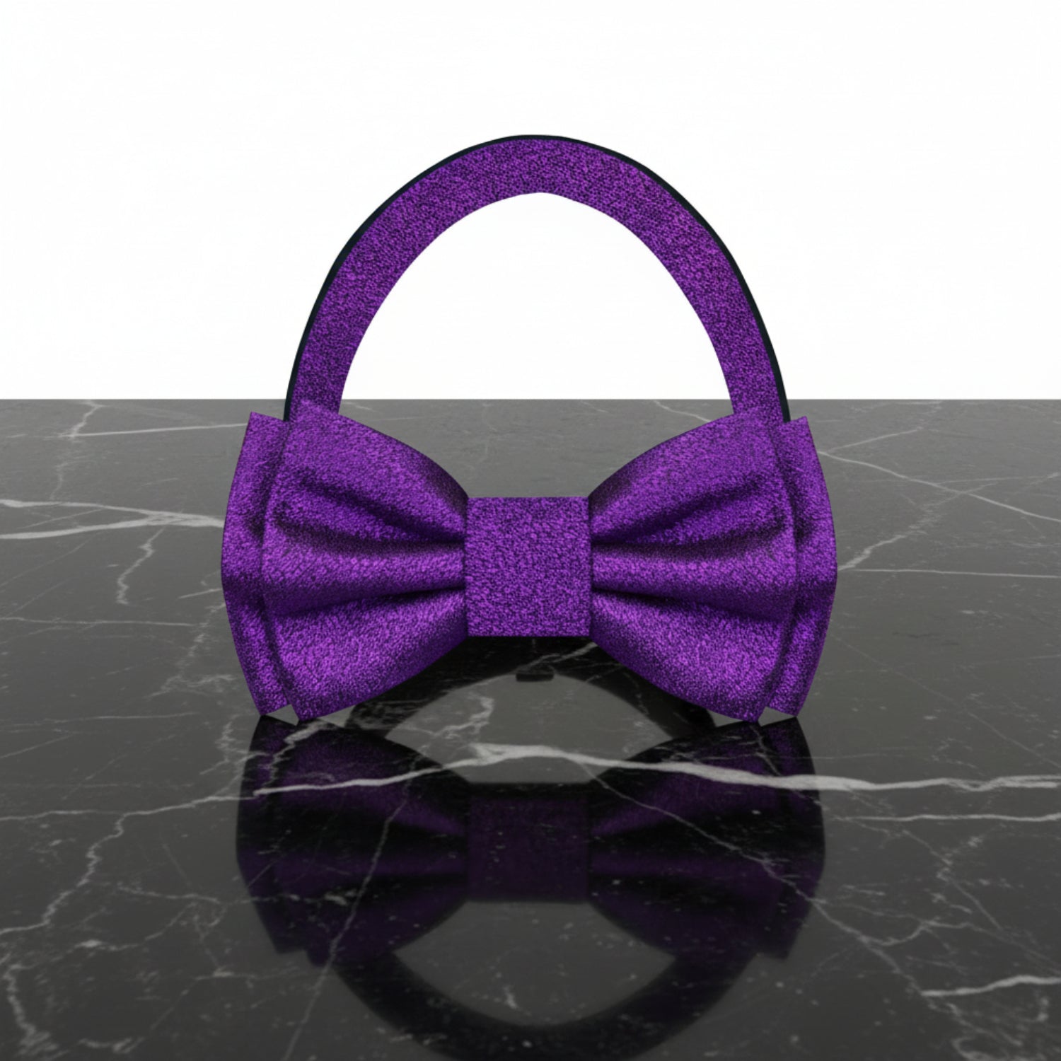 Purple Pre Tied Bow Tie