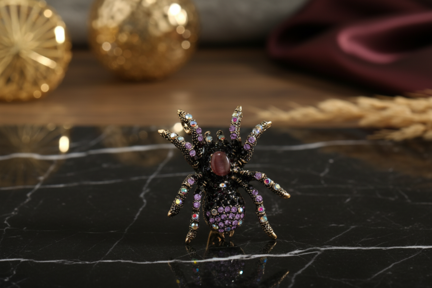 Purple Spider Lapel pin 