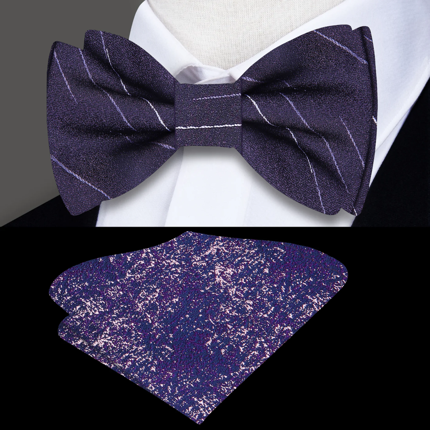 Purple Stripe and Accenting Square