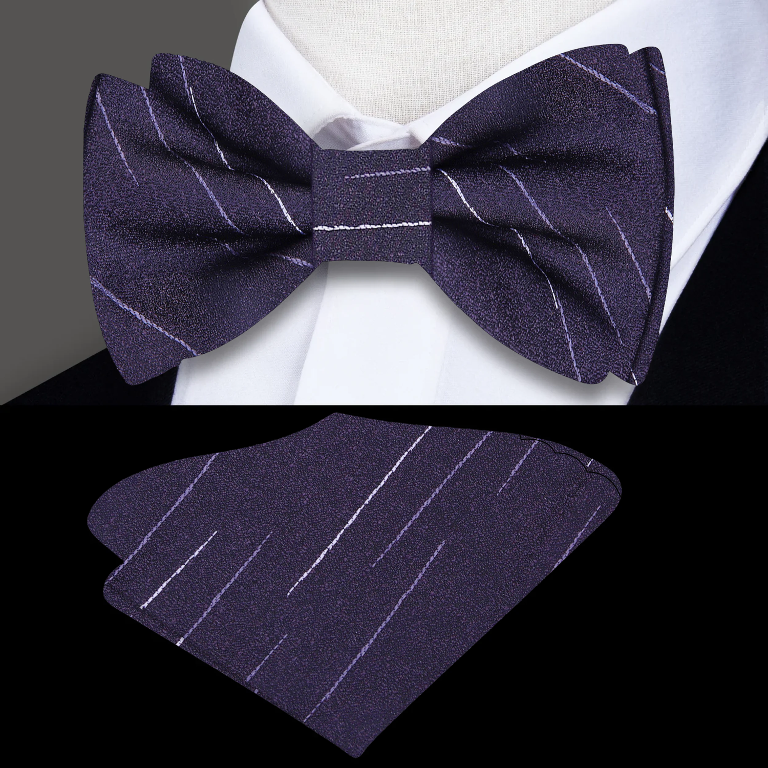 Purple Stripe and Matching Square