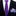 Thin Tie: Violet Purple Stripe Necktie and Accenting White and Purple Floral Pocket Square