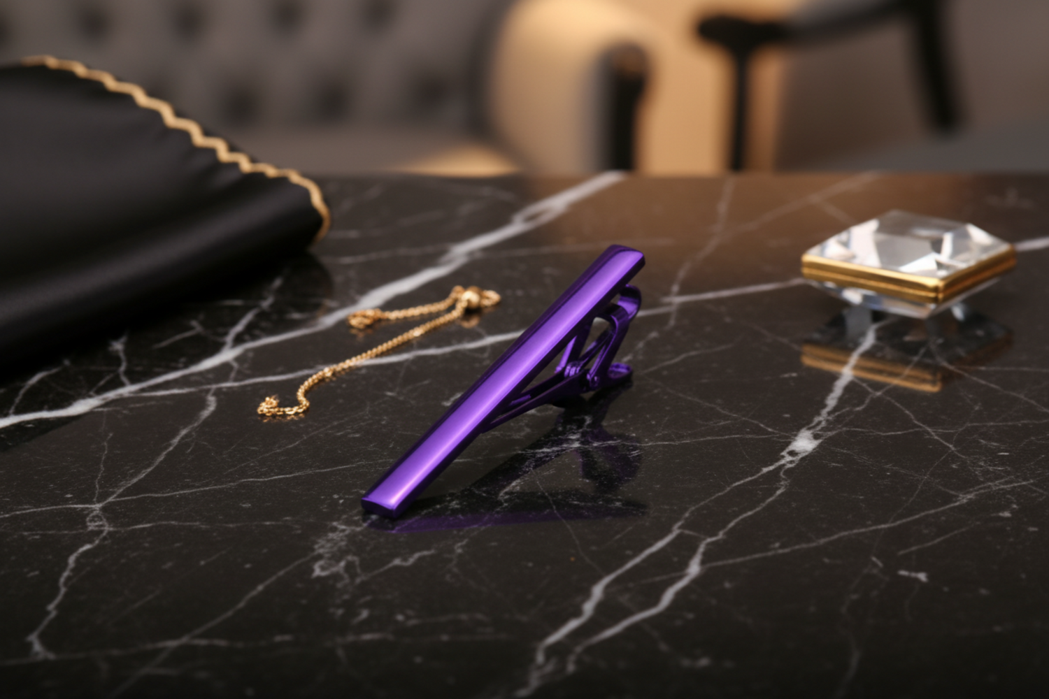 Purple Tie Bar