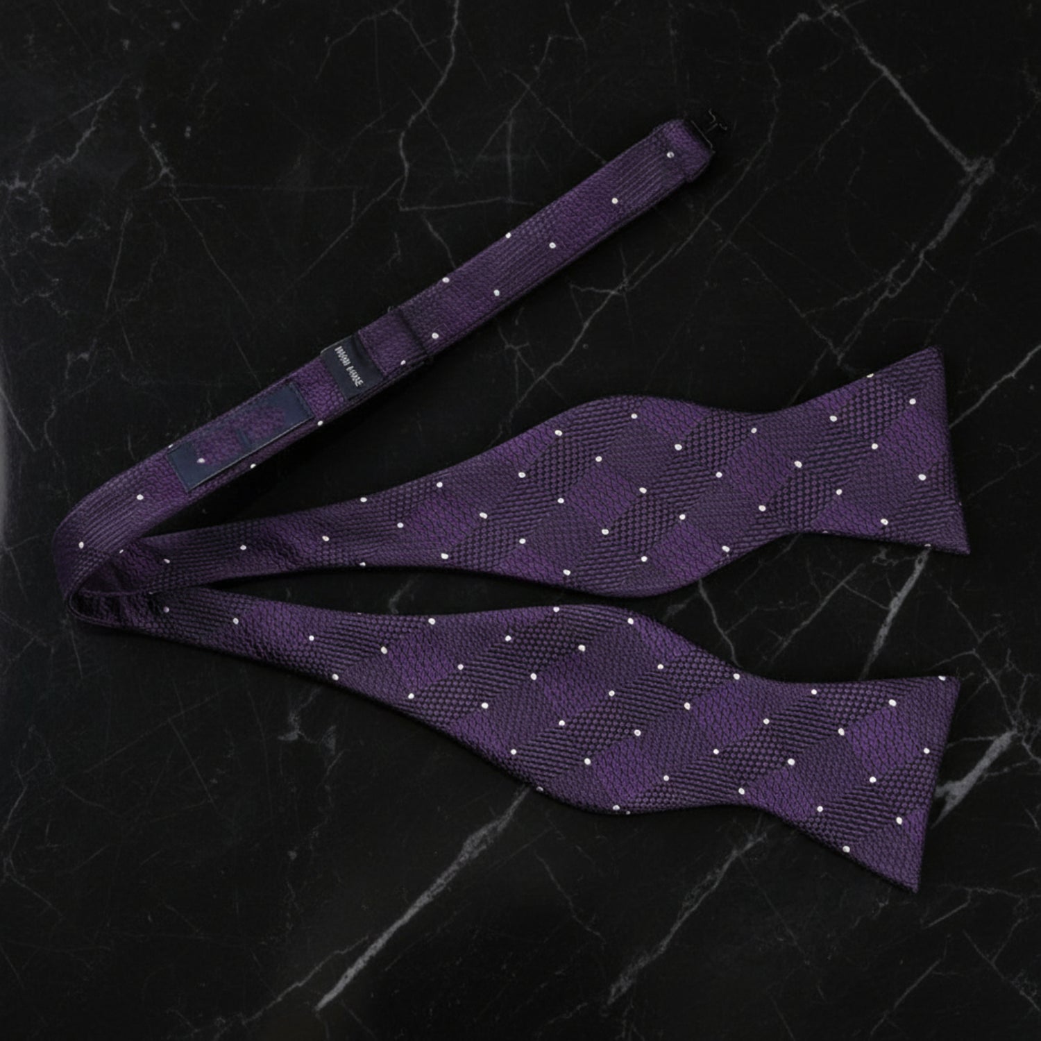 Purple Tradition Bow Tie Self Tie