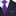 Purple White Micro Dot Tie and Handkerchief