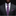 Man wearing a gray suit with a purple tie and pocket square against a black background