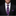 Man wearing a black suit with a purple patterned tie and pocket square against a dark background