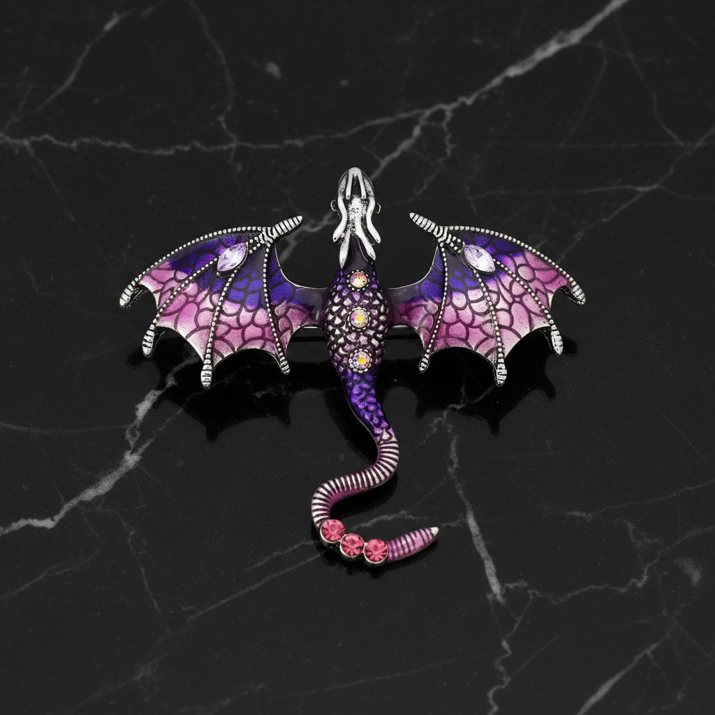 Purple Dragon Lapel Pin