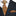 Rich orange and Brown Geometric Necktie and Square