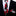 Thin Tie: Red, Black, Silver Abstract Tie and Matching Square