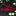 Red with Black Floral Bow Tie Self Tie