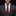 Man wearing a gray suit with a red and black striped tie and matching pocket square.
