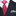 Red, Blue Interlock Necktie and Accenting Stripe Square