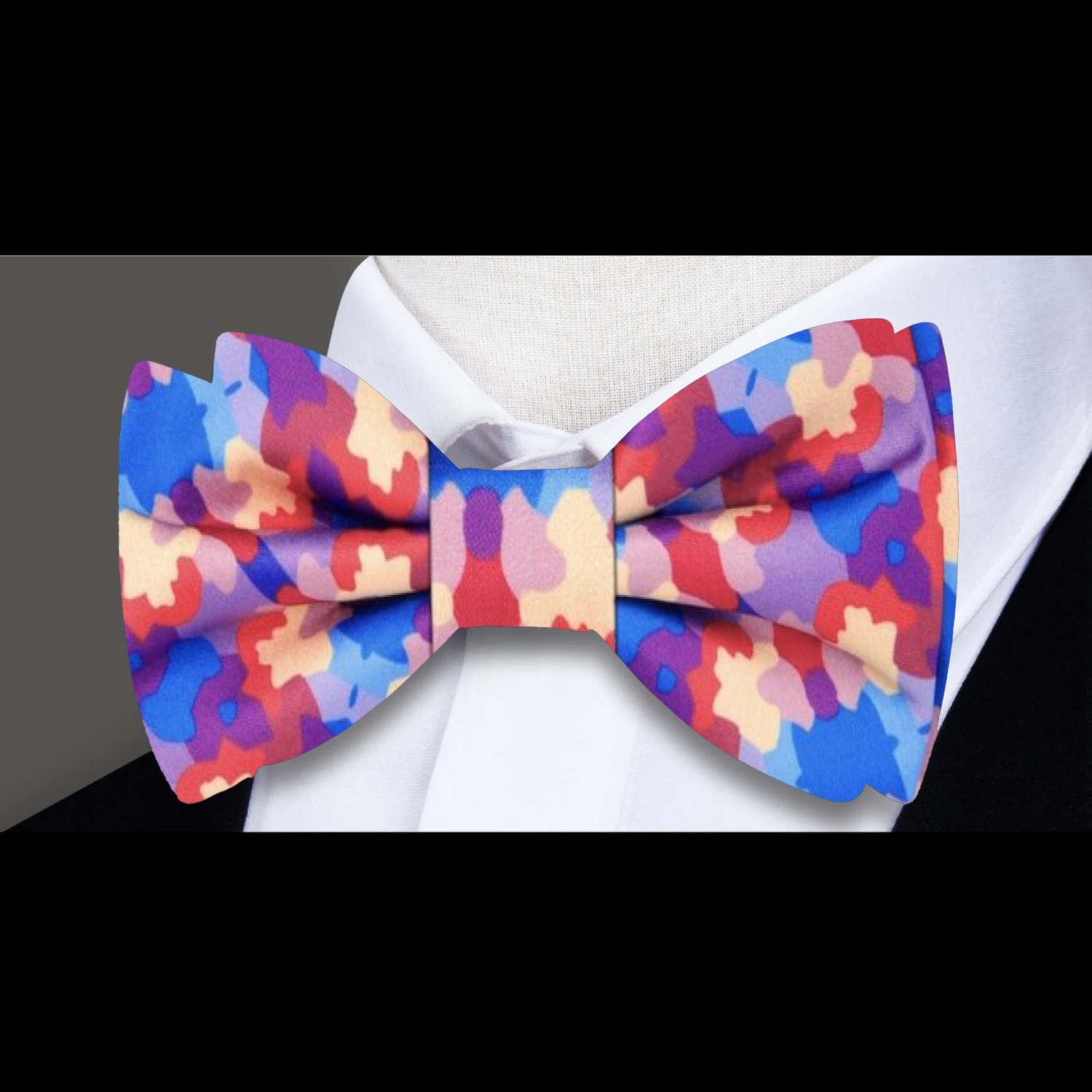 Multi Color Abstract Bow Tie