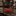 Red Silk with Green Stripe and Snowflake Bow Tie Pre Tied