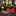 Red Green White Christmas Snowflakes Bow tie and Diamonds Square