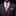 Man wearing a gray suit with a red and white striped tie and pocket square on a black background