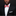 Red Geometric Bow Tie and White Square on Man with suit