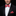 Red geometric bow tie and square