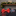 Red with Christmas Tree and Bell Bow Tie and Accenting Square