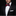Man wearing red paisley bow tie and white square