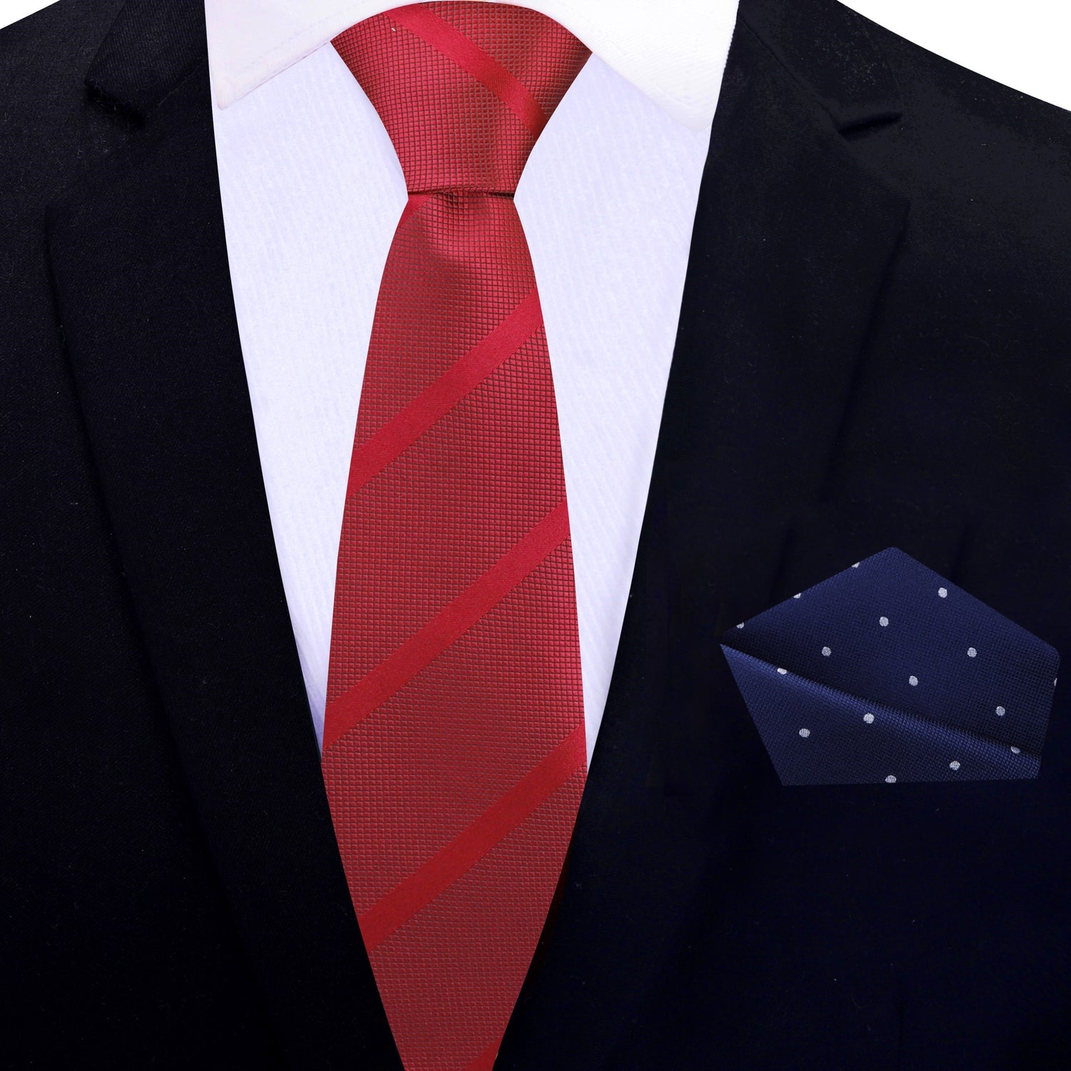 Red Striped Necktie