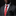 A men's necktie and matching pocket square set on a white background. The necktie features a vibrant red base with a white and black floral pattern, while the matching pocket square is solid black with a subtle textured weave.