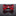 Red, Black Abstract Bow Tie Pre Tied