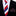 Thin Tie: Deep Blue, Red, White Block Stripe Necktie and Deep Blue, Red and White Paisley Square