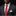 Man wearing a gray suit with a red tie and white pocket square on a black background