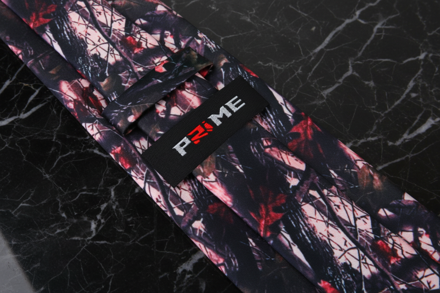 Pink, Red, Black Camo Necktie Keep