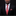 Man wearing a black suit with a red patterned tie and pocket square on a black background