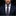 Man wearing blue and red tie and accenting square 