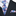 PREMIUM Rich Teal Flowers Necktie and Square