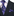 Royal Blue Purple Paisley Tie and Square