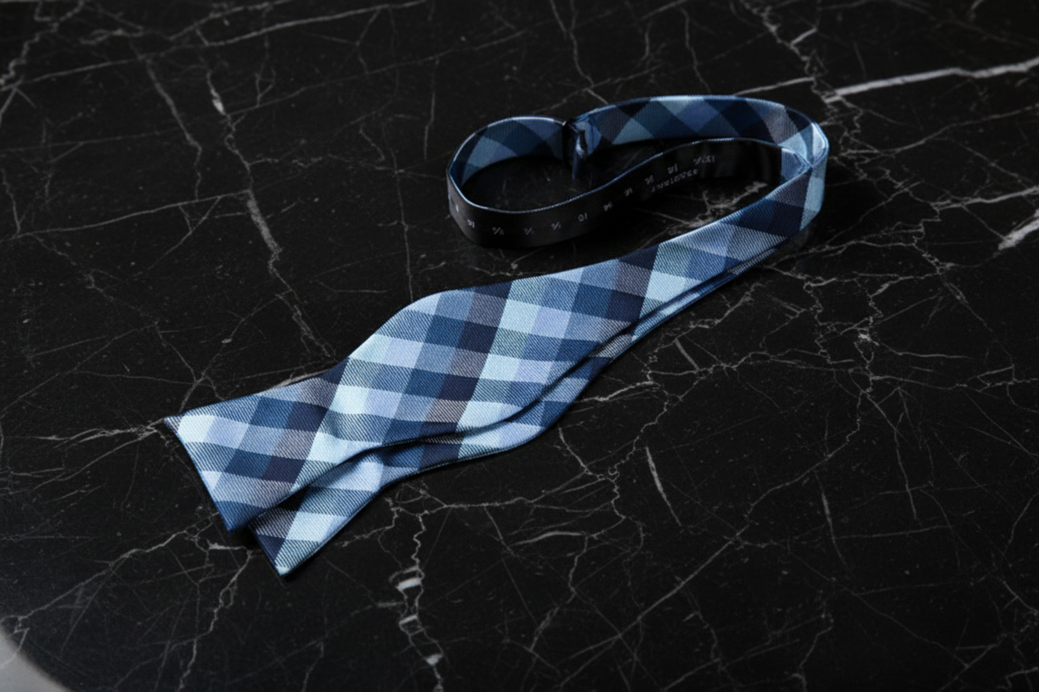 Shades of Blue Self Tie Bow Tie
