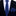 Thin Tie Blue Abstract Tie and Matching Square