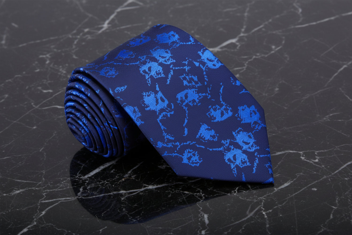 Blue Abstract Tie