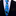 Blue Stones and Orange Butterfly Necktie