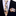 Thin Premium Black, White, Brown, Orange Flowers Necktie with Square