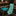 Alt Shades of Green Donuts, Coffee Necktie and Teal Green Square