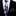 Thin Shades of Grey and Black Camo Necktie and Accenting Square