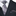 Grey and Silver Paisley Necktie and Accenting Grey Pocket Square