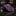 Folded purple patterned tie on 