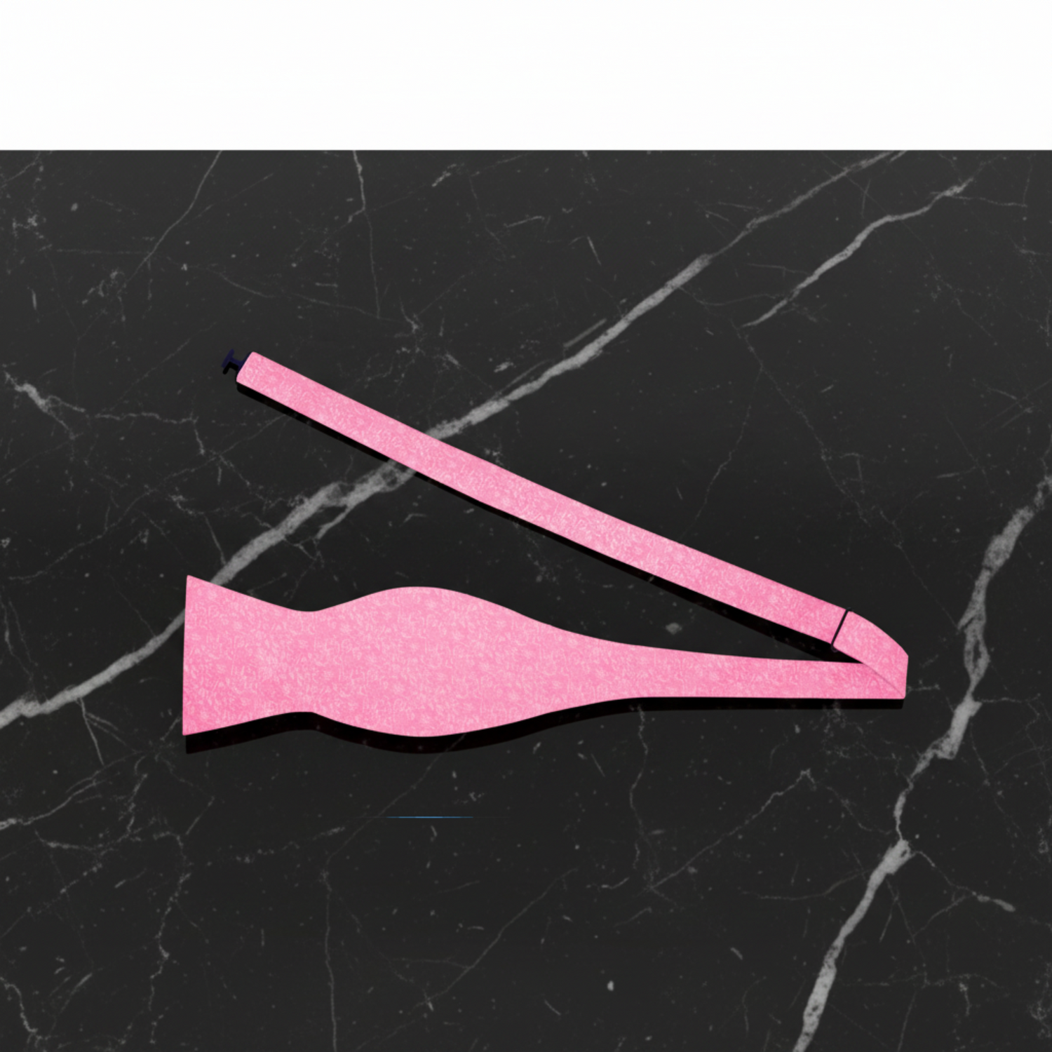 Pink Self Tie Bow Tie