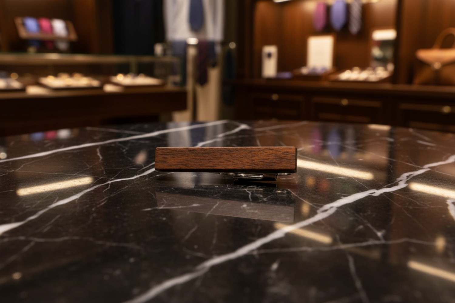 a small tie clip