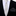 Thin Silver Block Stripe Necktie and Square