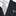 Silver and Gold Pinstripe Necktie and Abstract Square