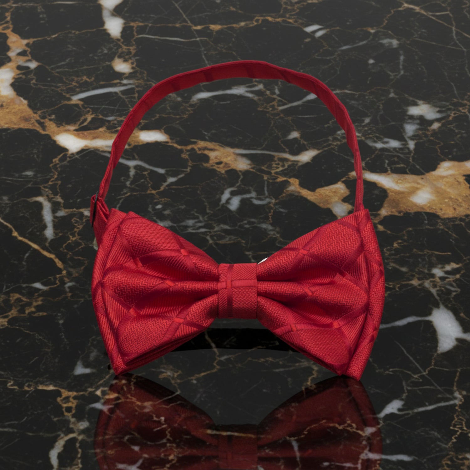 Red Pre Tied Bow Tie